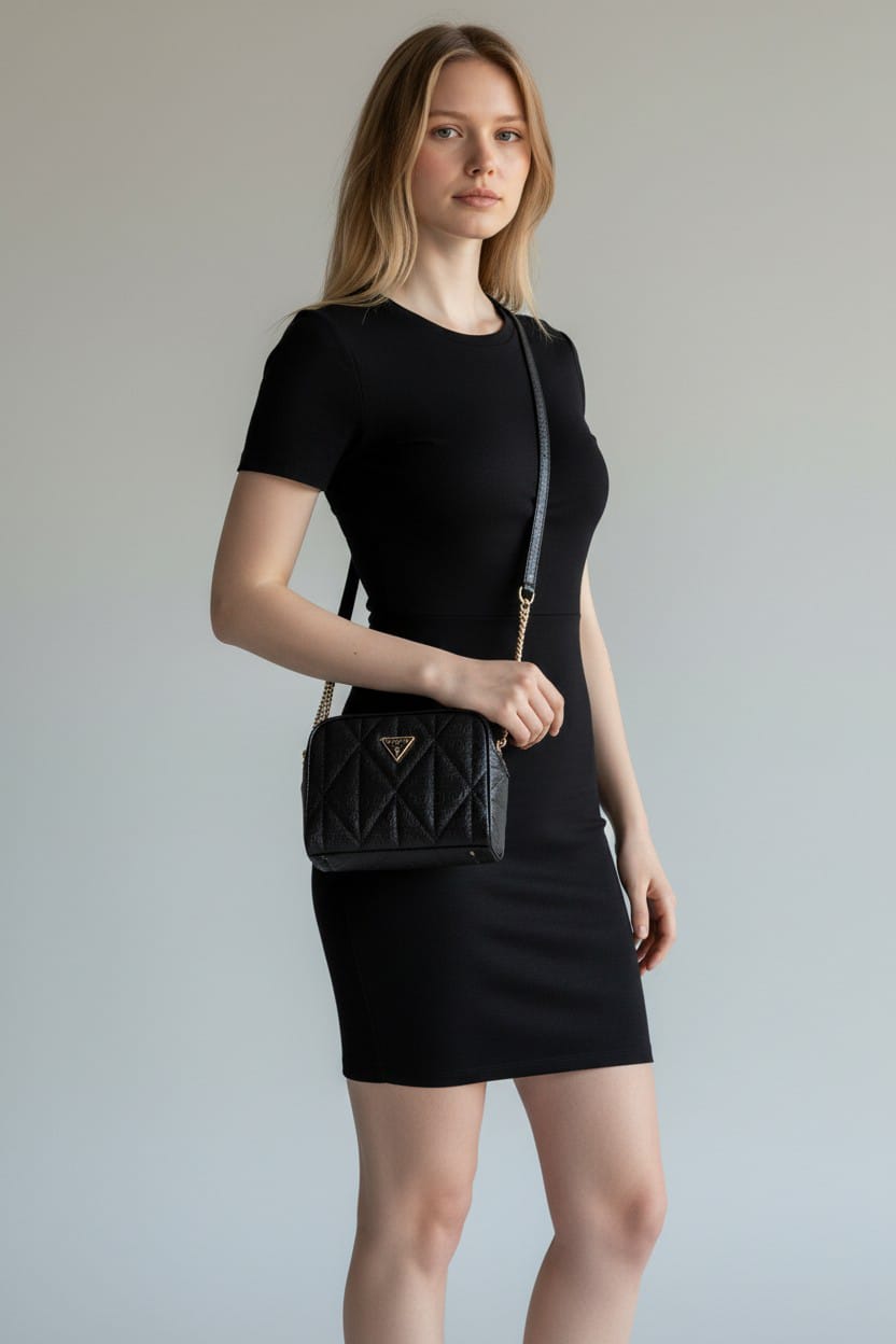 Guess ALDINA Sac à Main Noir