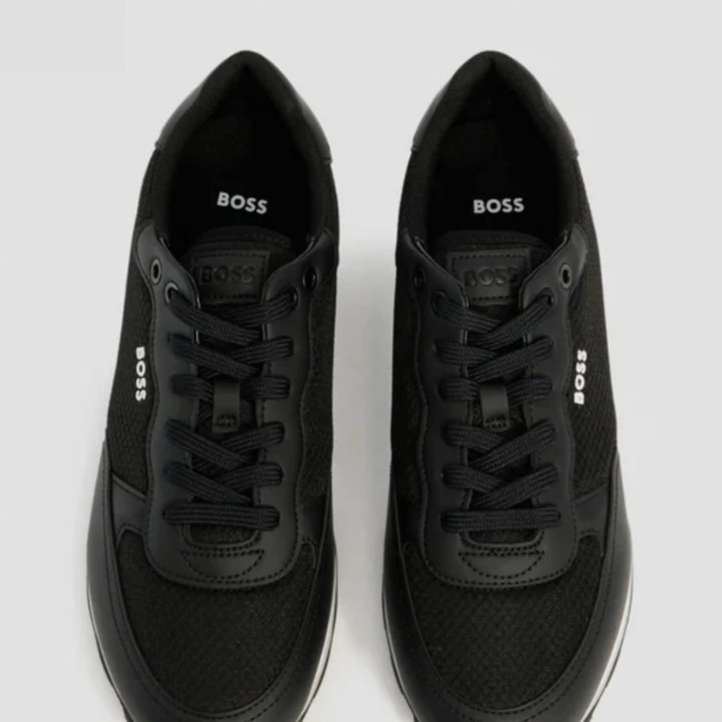 boss baskets basses parkour-l runn en noir